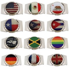 Removable Lighters & Men Women Belt Buckles Combo Batman Superman Western Rodeo