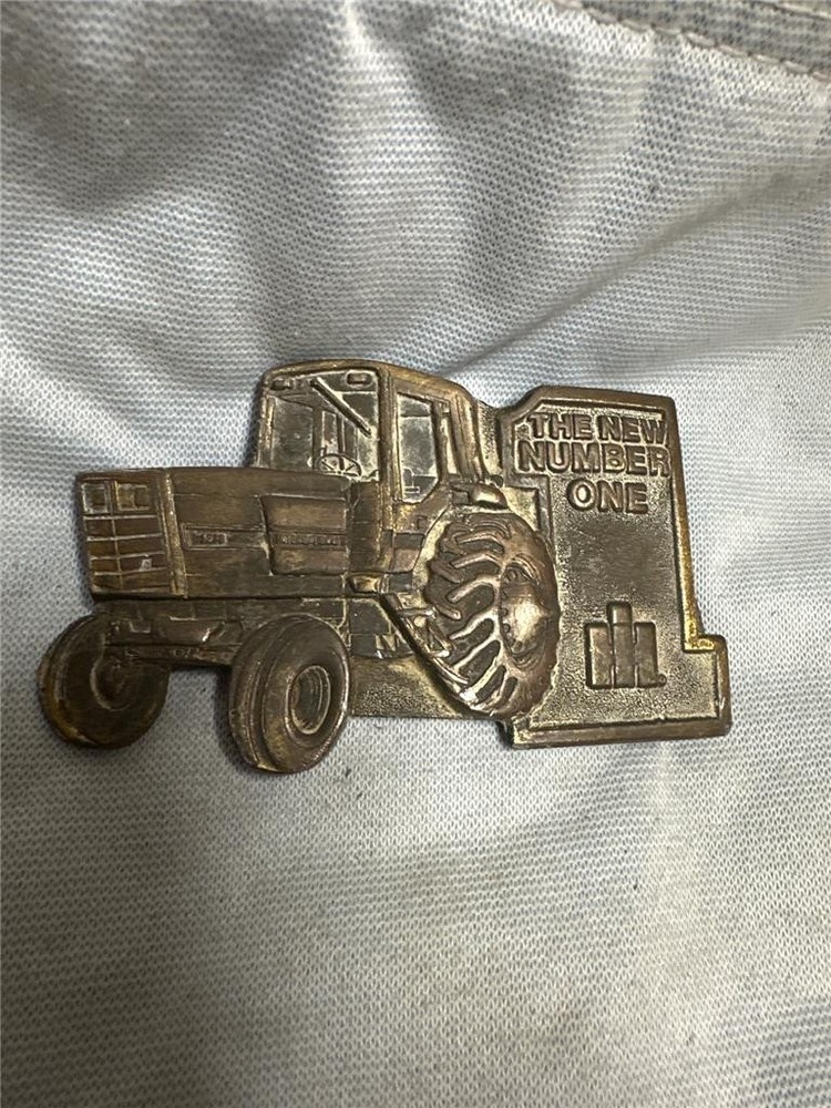 Vintage The New Number One Tractor Belt Buckle