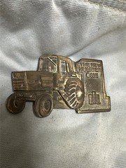 Vintage The New Number One Tractor Belt Buckle