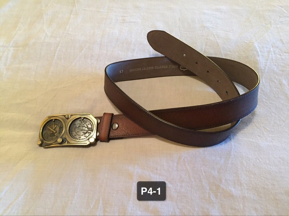 Vera Pelle Genuine Leather Classico Italia Limited Edition Belt Serial N0: 716 L