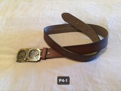 Vera Pelle Genuine Leather Classico Italia Limited Edition Belt Serial N0: 716 L