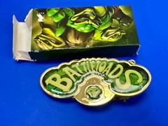 NOB Battletoads June 2017 Loot Crate Gaming Exclusive Nes Gold Tone Belt Buckle