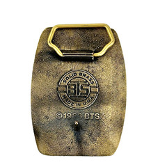 Vintage BTS 1983 Solid Brass GE Southern CA Balsam Meadow Engraved Belt Buckle