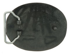 Plumber Trade Tradesman Red Enamel Metal Belt Buckle