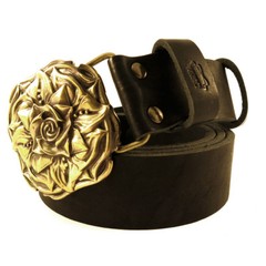 Belt buckle “Rose”; Ornamental belt buckle; Belt buckle for a women;