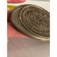 Vintage United Steelworkers of America Belt Buckle Kolbaco District 37 USA Metal