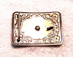 CLASSIC BELT BUCKLE SOUTHWESTERN COVERED WAGON TRAIN WHEELS SILVER TONE BB16