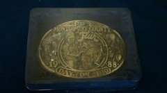 AWARD DESIGN MEDALS 135TH MONTGOMERY COUNTY FAIR 1988 DAYTON OHIO 3.75&Prime; BUCKLE