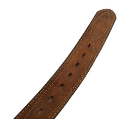 USMC Marine Corps Enameled Belt Buckle And Leather Wrangler Belt 39&Prime;-44&Prime;