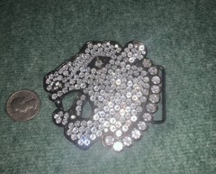 LEAPARD / PANTHER ? BELT BUCKLE With RHINESTONES
