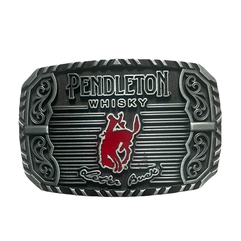 Montana Silversmiths Pendleton Whisky Let&rsquo;er Buck Belt Buckle Limited Ed 2025