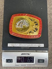 Western Buckle Gold Silver Red Horse Head Buckle Cowboy 2 » Hebillas Vaqueras