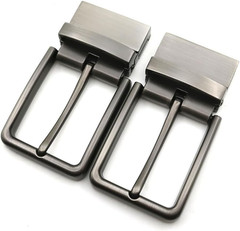 35Mm Metal Rectangular Belt Buckle Replacement Reversible Swivel Belt Buckle Ant
