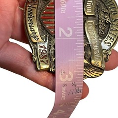 USA Constitution Commemorative 200th Anniversary Belt Buckle Ltd Edition Brass