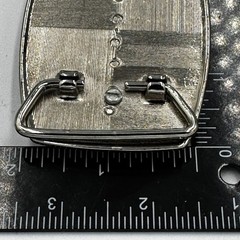 Vintage Maui Sailing Ship Belt Buckle Silver Tone Nautical