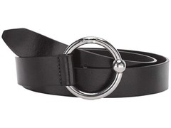 Men&rsquo;s Fantastic « O » Shape Ring In 925 High Polished Silver Simple Belt Buckle