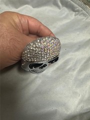 Two Vintage Skull Belt Buckles, Very Unique