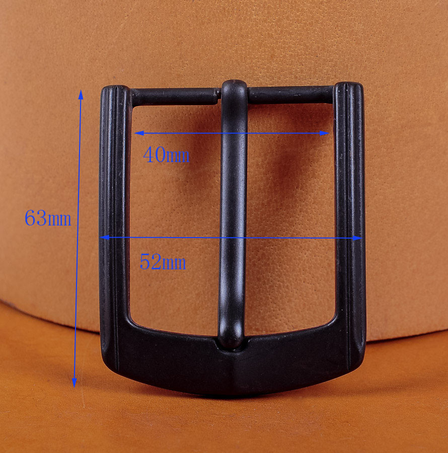 Alloy Pin Single Prong Clip Buckle for Men Leather Belt Spare Replacement 4cm