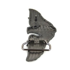 Grenade Angel Wings Belt Buckle Military Memorial Silver Tone Fits 1.5&Prime; Belt