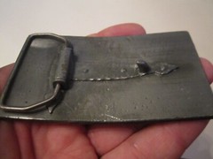 VINTAGE WINCHESTER REPEATING ARMS BELT BUCKLE – HEAVY – GW-12