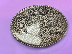 Trippy Multi Pattern Design What I Call Retro Wallpaper Belt Buckle By Ivan