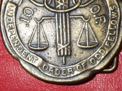 Buckle 60&rsquo;s Odd Fellows IOOF Eye of Providence Vintage Freemasonry USA JAPAN JP
