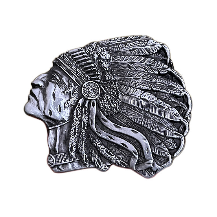 Zinc alloy belt buckle retro personalized belt buckle Western style