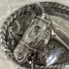 Metal Belt Buckle Horse Head 3-1/2&Prime; x 2-1/2&Prime; NEW