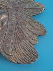 Belt buckle Indian head buckle biker relief sitting bull Sioux