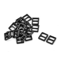 Schoolbag Webbing Plastic Adjustable Buckle 10mm Strap Width 20pcs