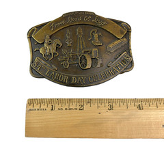 Vintage Wagner South Dakota 84th Labor Day Celebration Metal Belt Buckle #389