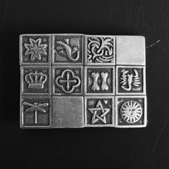 Belt Buckle Dragonfly, Crown, Pentagram, Bone, Gecko, Antique Brass