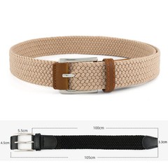 Mens Belt – Braided Stretch Golf Belt for Men Mens Gift for Golf Pants 105CM