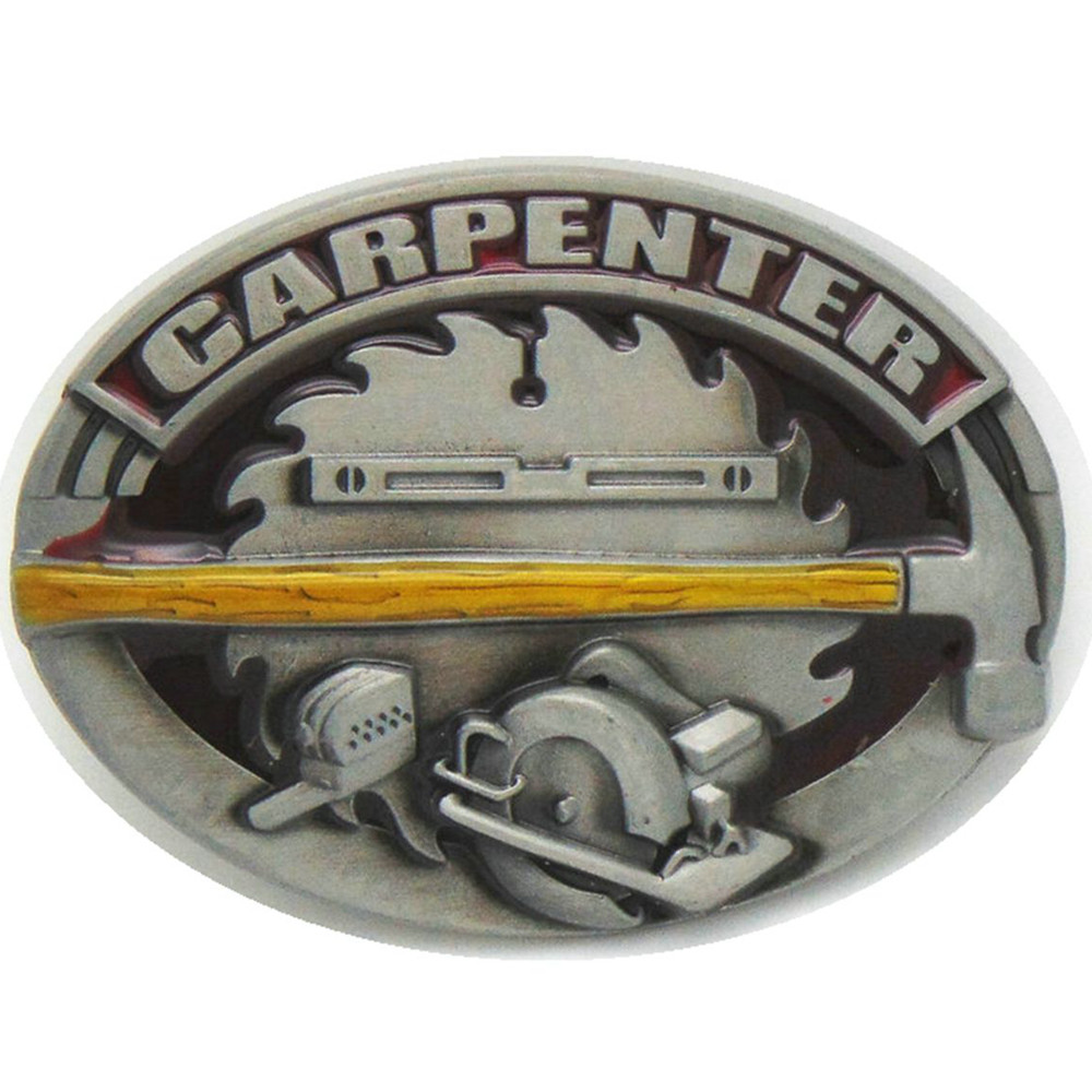 Carpenter Belt Buckle Western Cowboy Native American (CPT-02)
