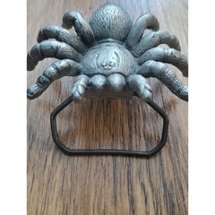 Metal 3D Tarantula Spider Belt Buckle – Gunmetal Gray