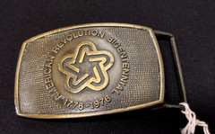 70s Buckle LEE CO. NY. 1776 &rsquo;76 AMERICAN REVOLUTION VINTAE BICENTENNIAL