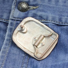 Rose Rectangle Design Belt Buckle, Fine Dot Texture, Elegant
