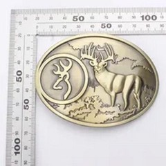 Deer Hunter Buckles – 3.8cm Animal Buckle For Leather Belt Fashion Accessories