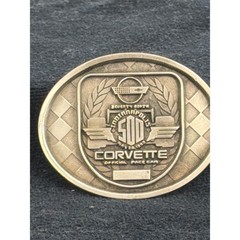 1995 Indianapolis 500 Corvette Official Pace Car Pewter Belt Buckle Ltd Ed 226