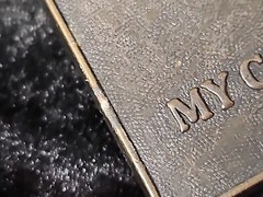 Vintage PRY COLD DEAD FINGERS Brass/Black Tone Belt Buckle