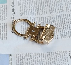 Salvatore Ferragamo Gold Alloy Horseshoe Buckle for 34-35mm leather strap