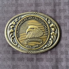 Assorted Vintage Collection Lot Of 4 Belt Buckles Brass,Pewter Very Nice