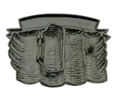 ALL IN POKER BET Gambling Las Vegas Casino Belt Buckle gun-metal gray Finished