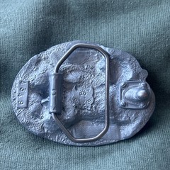 1996 American Hero Bronze Star Military Belt Buckle Great American buckle