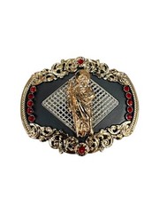 Hebilla Vaquera San Judas Tadeo Western Style Cowboy Buckle Saint Judas
