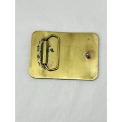 Vintage NRA Brass Belt Buckle Whittington Center Sponsor