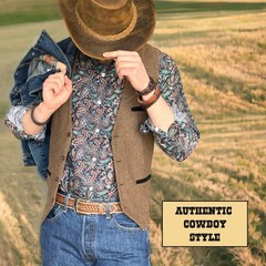 DANIEL&rsquo;S ARTPLANET Western Belt for Men Full 32 (fits size 30 jeans), Brown