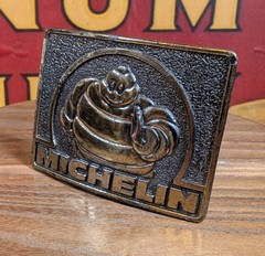 Michelin Vintage Belt Buckle The Great American Buckle Company USA Made