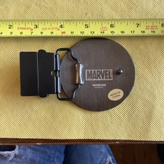 Marvel Heroes Deadpool Graphic Belt Buckle Black Red Clamp Closure Anchor