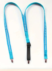 Blue LED Light Up Adult Suspenders Party Accessories Adjustable DJ Clown Costume